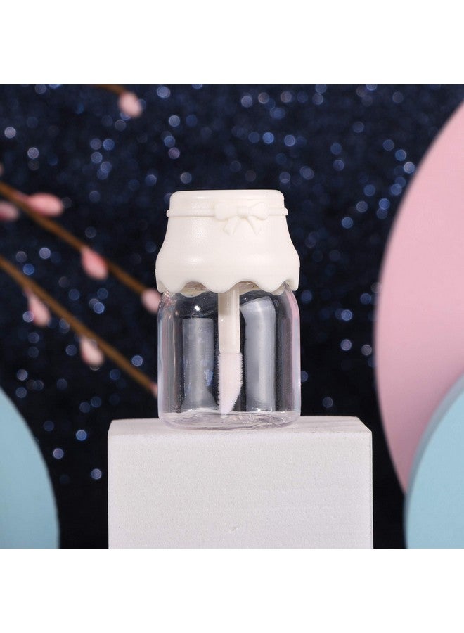 رونونز 20 قطعة من زجاجات الحليب الشفاف على شكل زجاجة ملمع شفاه قابلة لإعادة الاستخدام وقابلة لإعادة الملء، زجاجات أطفال شفافة أنبوب ملمع الشفاه 8 مل/0.27 أونصة - Image 2