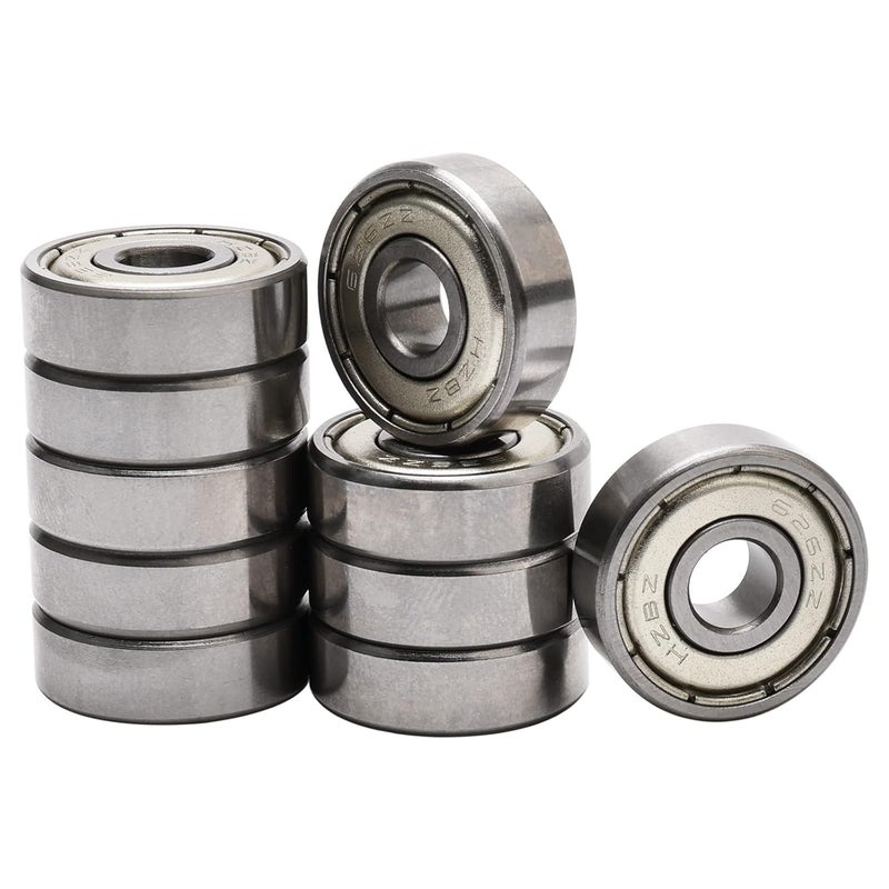 NewZoll 6x19x6 mm Steel Deep Groove Ball Bearing Model Bearings 626ZZ 626Z 80026 10 PCS Skateboard Bearings - Image 5