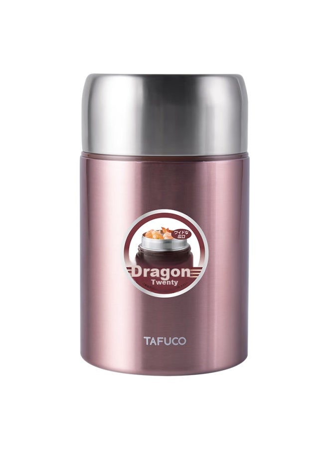Tafuco Braising Pot, 316 Stainless Steel Inner Pot, Thermal Food Jar, Insulated Porridge Container, Braising Pot T2265, Brown, 1l - Image 4