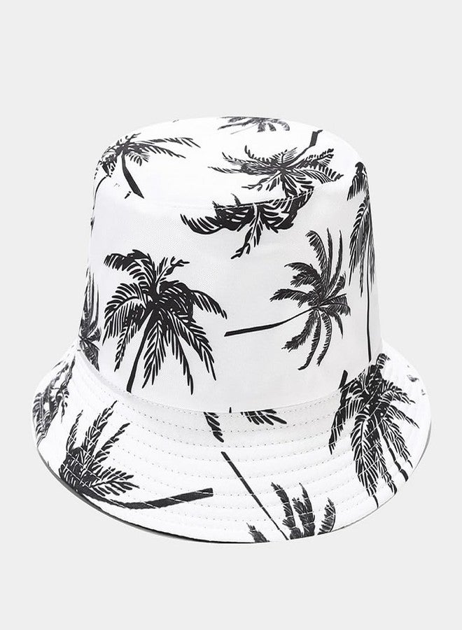 CNUSER Coconut Palm Trees Bucket Hat for Women Men,Travel Sun Beach Cap,Unisex Fishing Outdoor Boonie - Image 3