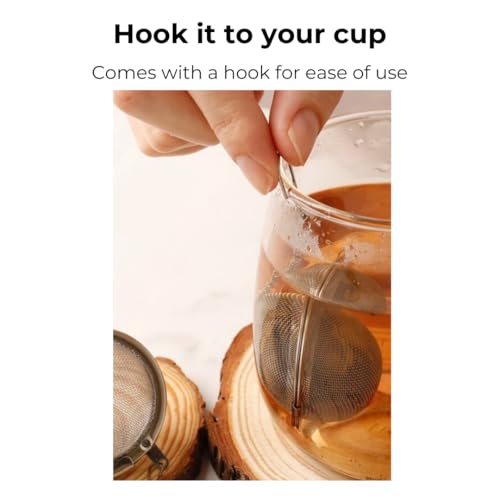 Yumavi Stainless Steel Ball Tea Infuser | Non Rusting | Perfect for Loose Leaf Tea Brewing | Infuser with Chain - Image 5