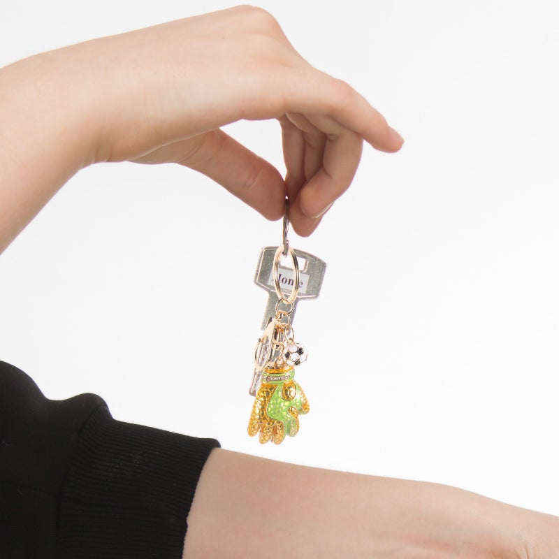 Car Keychain Bag Pendant Purse Glove Shaped Hanging Chain for Decoration - Image 2