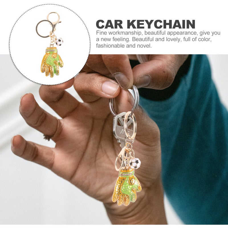 Car Keychain Bag Pendant Purse Glove Shaped Hanging Chain for Decoration - Image 5