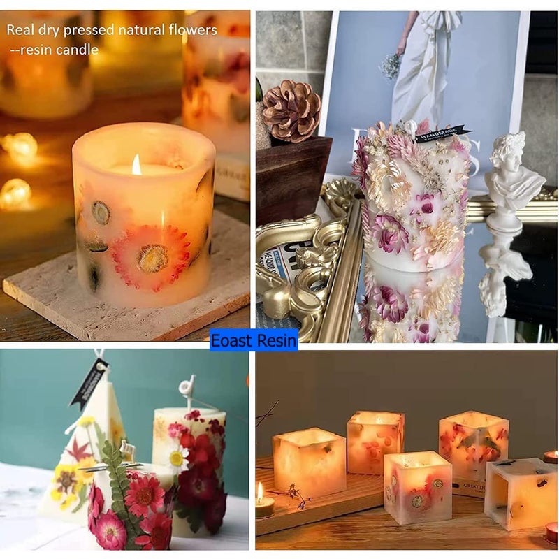 Eoast Natural Dried Flower for Resin Art Decorative| for Candle|Handmade Epoxy Crafts| DIY Jewelry |Photoframe Ornament | Resin Art|SOAP Making -Assorted (Big PKTDF-MG20568) - Image 3
