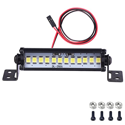 AIMROCK 55mm RC Car Light Bar Roof Lamp Kit w12LEDs for 110 Slash Stampede Rustler TRX4 SCX10 RC4WD D90 - Image 5
