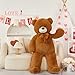 MaoGoLan Giant 47 Teddy Bear Stuffed Animal Cuddly Large Classic Teddy Bear Plush Toy for Girlfriend Boyfriend Kid 4ft Big Brown Stuffed Animal for Valentines Day Birthday Gift Baby Shower Decor - Image 4