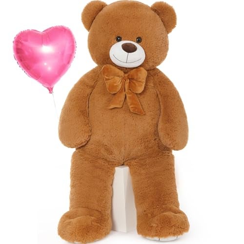 MaoGoLan Giant 47 Teddy Bear Stuffed Animal Cuddly Large Classic Teddy Bear Plush Toy for Girlfriend Boyfriend Kid 4ft Big Brown Stuffed Animal for Valentines Day Birthday Gift Baby Shower Decor - Image 1