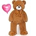 MaoGoLan Giant 47 Teddy Bear Stuffed Animal Cuddly Large Classic Teddy Bear Plush Toy for Girlfriend Boyfriend Kid 4ft Big Brown Stuffed Animal for Valentines Day Birthday Gift Baby Shower Decor - Image 2