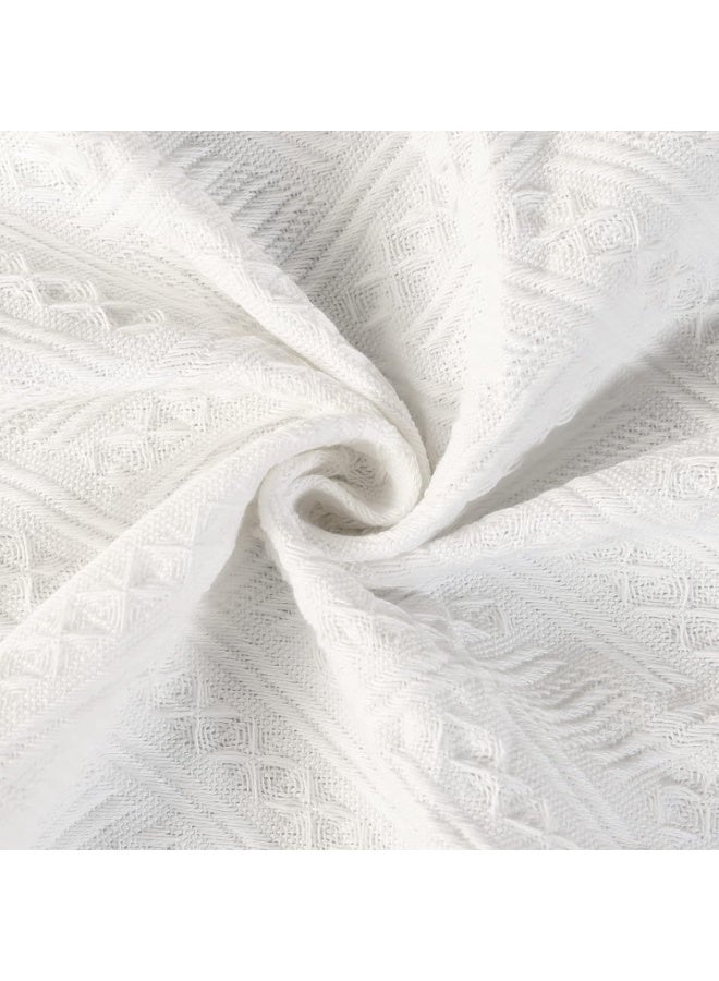 بريمو بلس غطاء أريكة بتصميم ريفي جميل, غطاء اريكة بنمط بوهيمي، غطاء اريكة قابل للغسل، ناعم وجيد التهوية، عالمي لجميع المواسم - Image 4