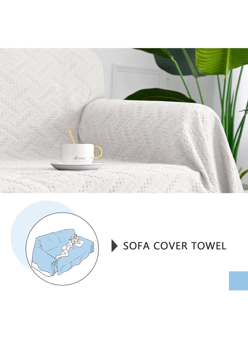 بريمو بلس غطاء أريكة بتصميم ريفي جميل, غطاء اريكة بنمط بوهيمي، غطاء اريكة قابل للغسل، ناعم وجيد التهوية، عالمي لجميع المواسم - Image 3