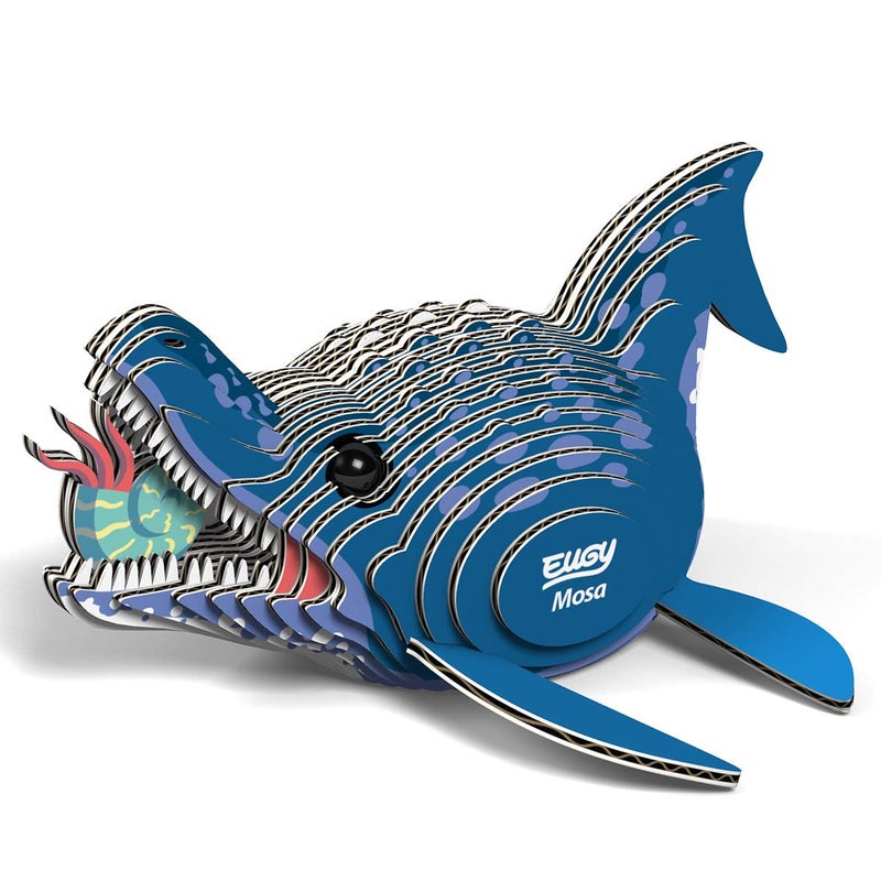 Eugy Mosasaurus Dinosaur 3D Puzzle  25 Piece Eco-Friendly Educational Toy Puzzles for Boys  Girls & Kids Ages 6+ - Image 1