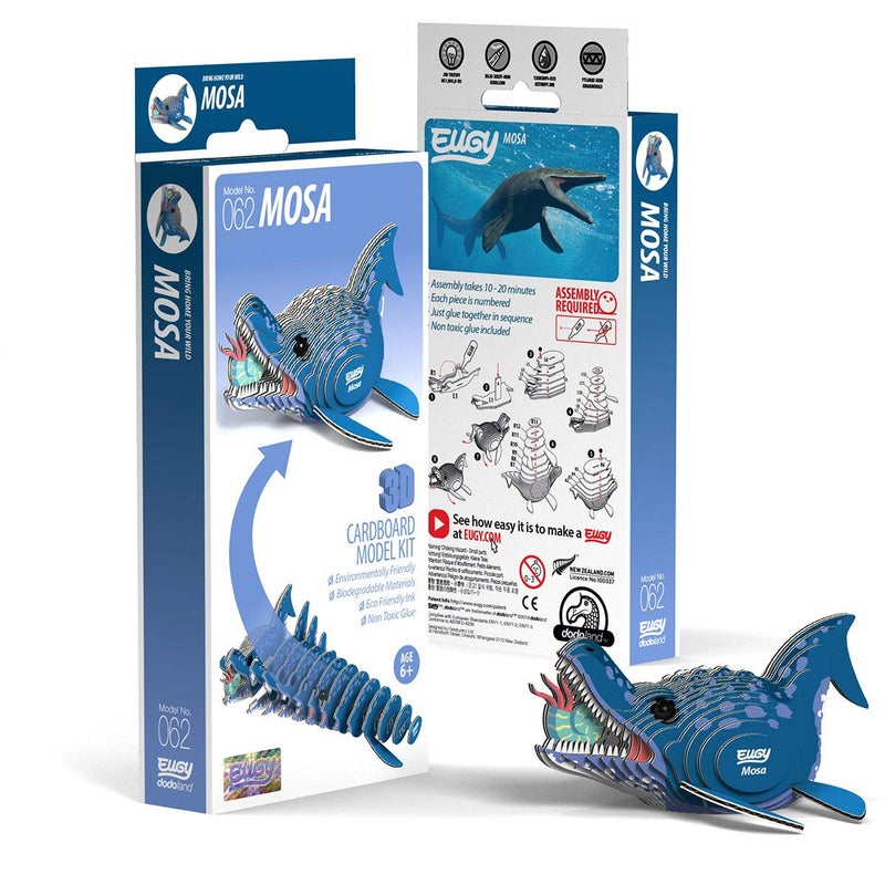 Eugy Mosasaurus Dinosaur 3D Puzzle  25 Piece Eco-Friendly Educational Toy Puzzles for Boys  Girls & Kids Ages 6+ - Image 4