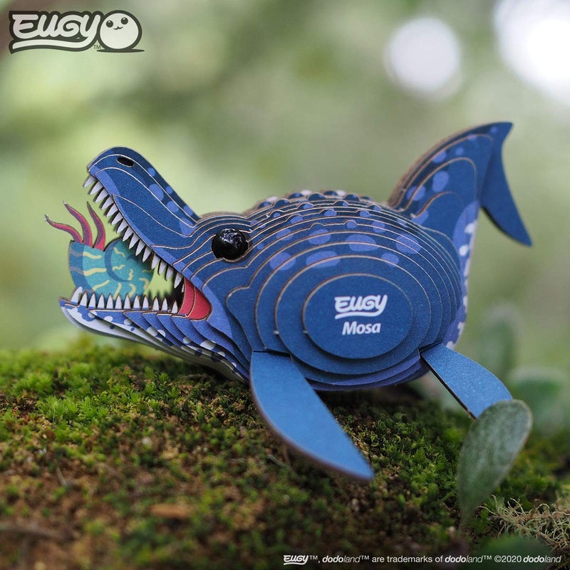 Eugy Mosasaurus Dinosaur 3D Puzzle  25 Piece Eco-Friendly Educational Toy Puzzles for Boys  Girls & Kids Ages 6+ - Image 5