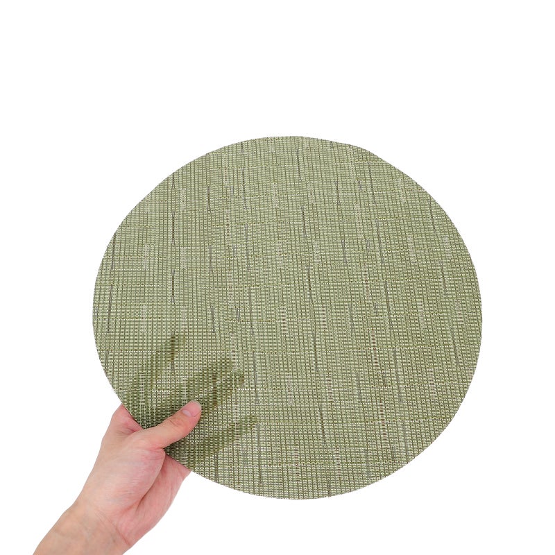 8pcs Round Placemats Table Place Mats Rustic Cup Decorative Desk Pad For Cutlery Kitchen Dining Table Party Holiday Coffee Shop - Image 2