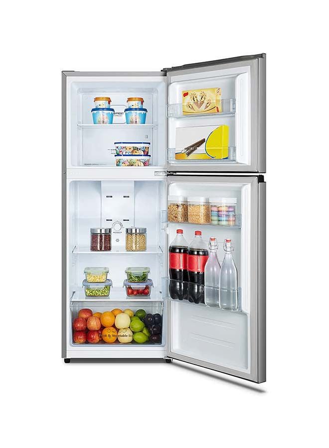 Hisense 264L Gross/ 203L Net Capacity Top Mount Double Door Refrigerator 150 W RT264N4DGN Silver - Image 4
