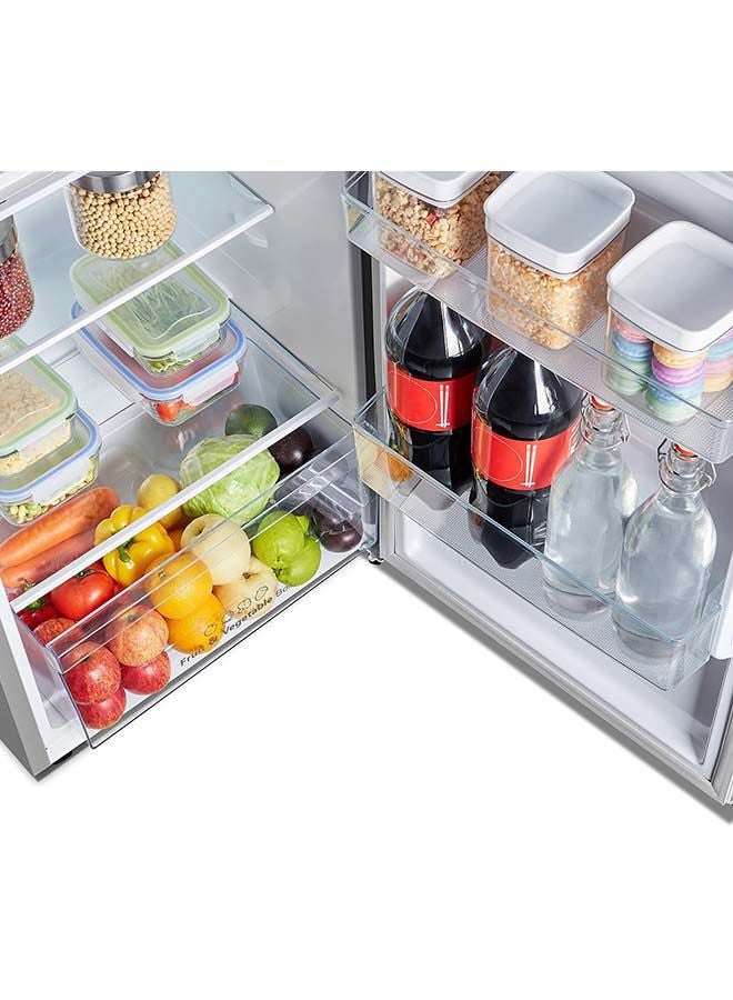 Hisense 264L Gross/ 203L Net Capacity Top Mount Double Door Refrigerator 150 W RT264N4DGN Silver - Image 5