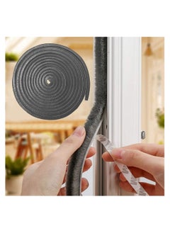 Brush Weather Seal Strip for Sliding Windows/Doors Frame Side, Pile Self Adhesive Weatherstrip Seal Tape for Door Draft Stopper, SoundProof Winter Insulation, Size (9mm*9mm, Grey) - pzsku/Z20DC4EFBD05E8BF4B8D9Z/45/_/1693156874/225a5a73-f5a5-47fe-9f96-a5d013f3af17