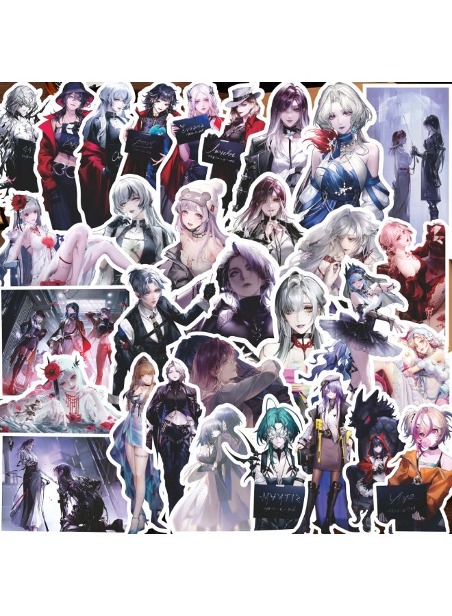 NIBEMINENT 63 Pcs Path To Nowhere Deco Kit Waterproof Stickers, High Definition Printing Bright Colors, Suitable for Laptop Skateboard Luggage Water Bottle Guitar DIY - Image 1