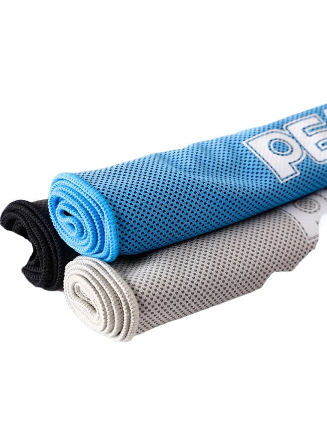 Peak Men'S And Women'S Cooling Towel, Sports Quick-Dry Towel, Fitness Swimming Bath Towel, Running Basketball Sweat-Absorbing Wipe Towel, Blue - Image 1