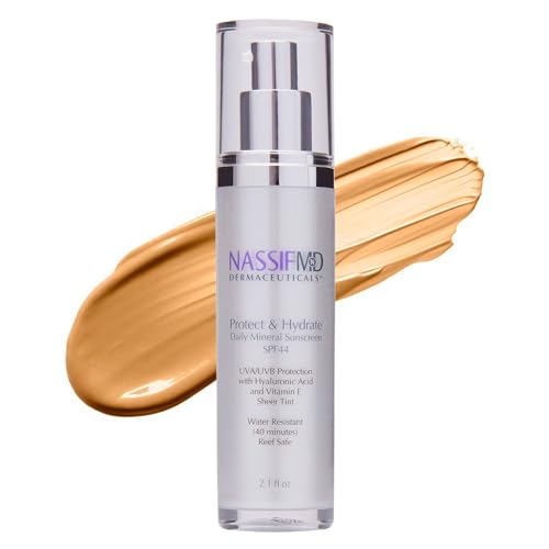NassifMD Protect and Hydrate SPF44 Universal Tinted Moisturizer SPF BB Cream Tinted Moisturizer with SPF Whipped Sunscreen with Hyaluronic Acid - Image 2