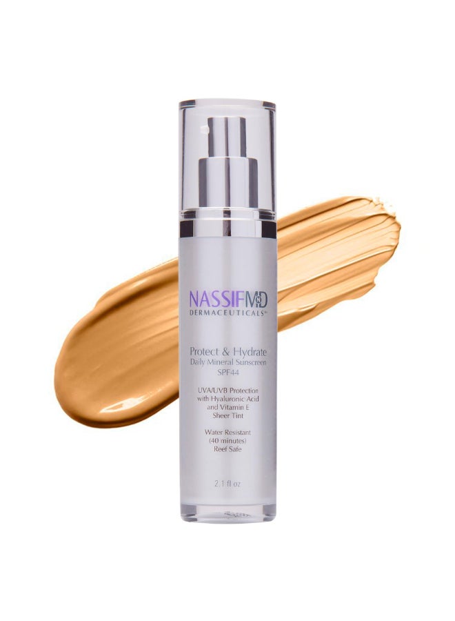 NassifMD Protect and Hydrate SPF44 Universal Tinted Moisturizer SPF BB Cream Tinted Moisturizer with SPF Whipped Sunscreen with Hyaluronic Acid - Image 3
