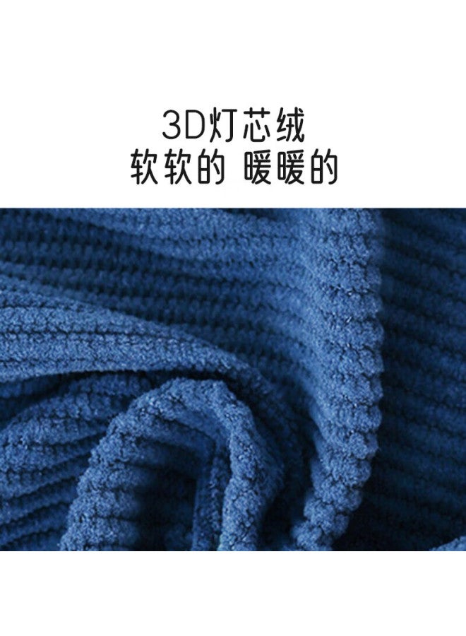 Lovebox Aibaoqi Children's A Autumn And Winter Baby Reverse Wear Baby Bib Splash-proof Clothing Kids Meal Bib Blue Excavator S734 - Image 4