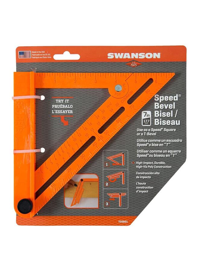 SWANSON Adjustable Speed Square Bevel Orange - Image 3