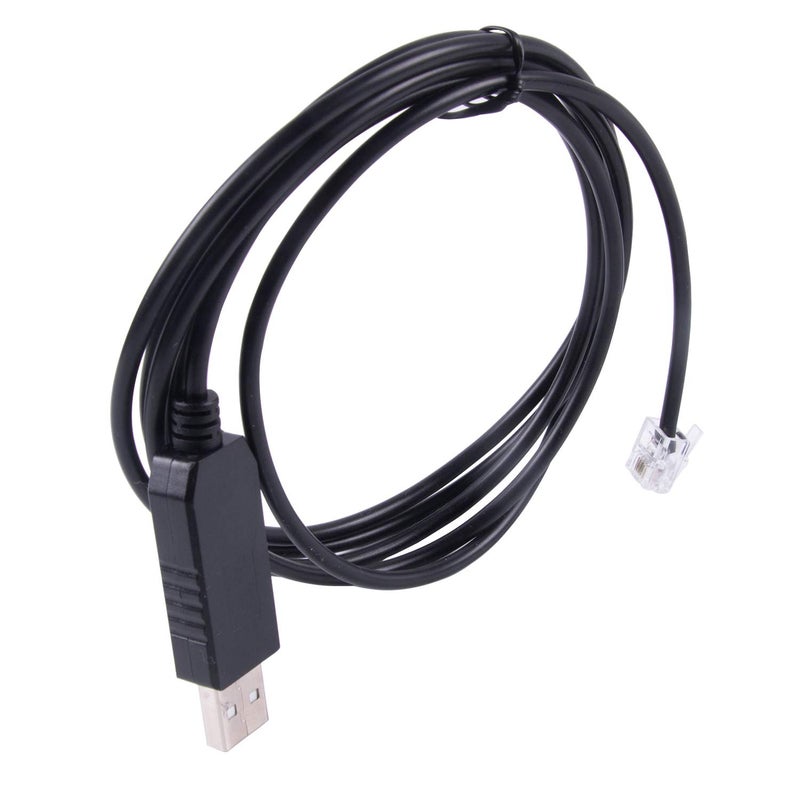 Usangreen FT231XS Telescopes Control Cable for Skywatcher HEQ5pro AZEQ5 AZEQ6 EQ6-R Support EQMOD ASCOM Set Up Sofware Manual Download Support Windows 10 Android (16ft/500cm, Synscan Hand Control to PC) - Image 2