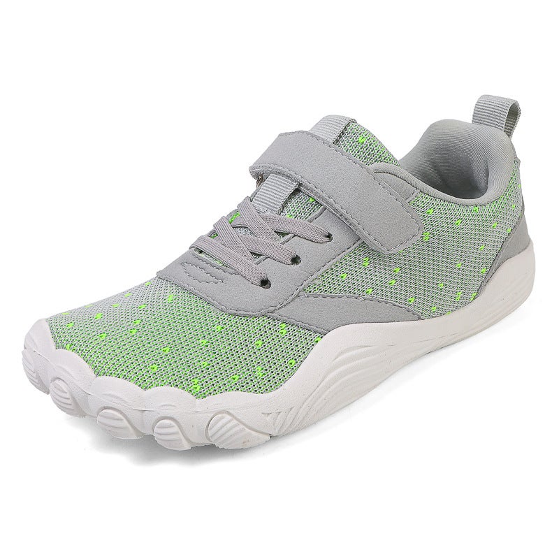 New Children'S Wide-Head Barefoot Five-Finger Soft-Soled Casual Shoes Lightweight Breathable Outdoor Hiking Sneaker - Image 1