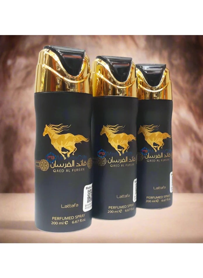 Qaed Al FursanPerfumed Deodorant Spray For Unisex,200 ml