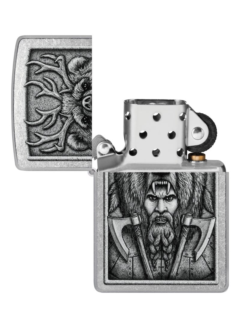 Zippo 48731 207 Barbarian Design Street Chrome Windproof Lighter - Image 4