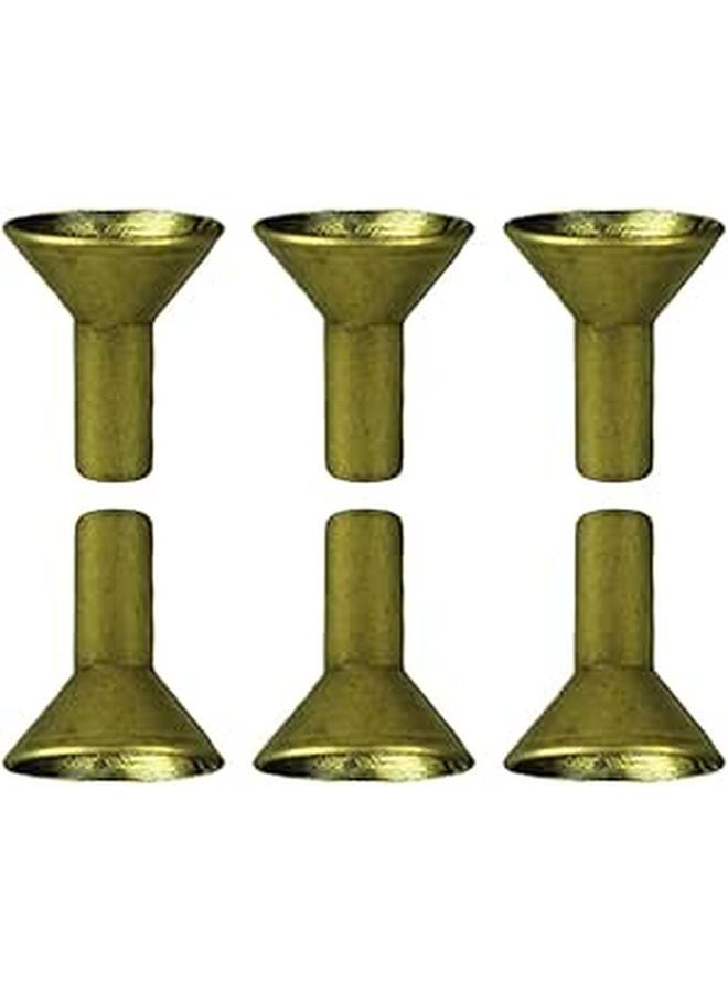 6 Pcs Metal Backflow Incense Burner Set Large Small Cone Holder For Home Fragrance Meditation - Image 1