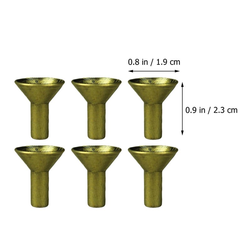 6 Pcs Metal Backflow Incense Burner Set Large Small Cone Holder For Home Fragrance Meditation - Image 3