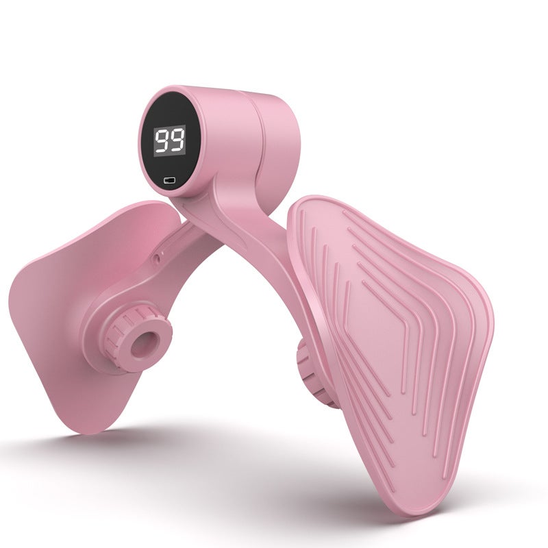 Generic Multifunctional Yoga Thigh Trainer for Pelvic MuscleSoft fog pink [resistance upgrade] Smart counting model Soft fog pink [resistance upgrade] Smart counting model 