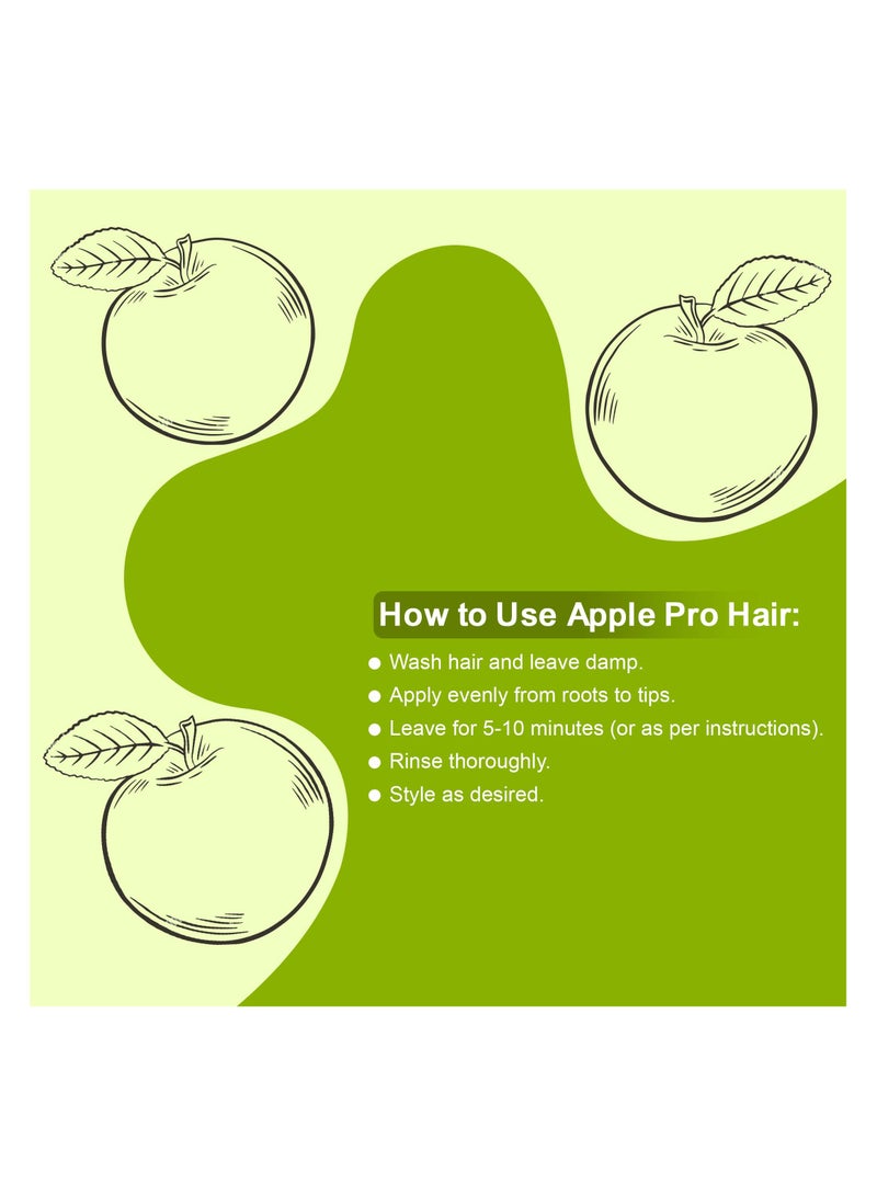 Swift Apple Pro hair color cream, ammonia free 500ml developer 500 cream (Dark Brown) - Image 3