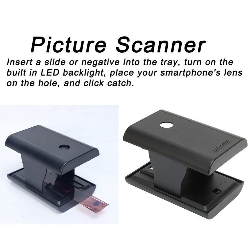 Portable Foldable 35MM 135MM Film Scanner Convert Negatives to JPEG with Free App LED Backlight for iOS Phone - Image 5