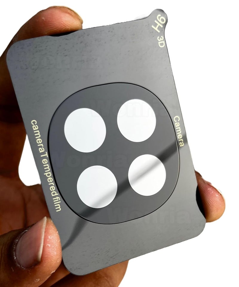 WonRia ® Pack 1- Back Camera Lens Protector for Oppo F29 5G Camera Lens Protector Guard [3D Premium] - Black - Image 2