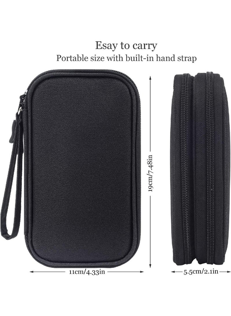 Captaintech Electronic Organizer Travel USB Cable Accessories Bag/Case Waterproof for Power Bank Charging Cords Chargers Mouse Earphones Flash Drive  - Image 3