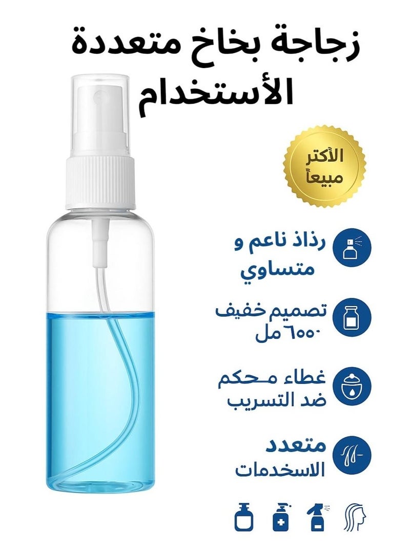 Transparent Refillable Spray Bottle 100ml – Leak-Proof, Multi-Purpose, Travel-Friendly – Pack of 4 - Image 3