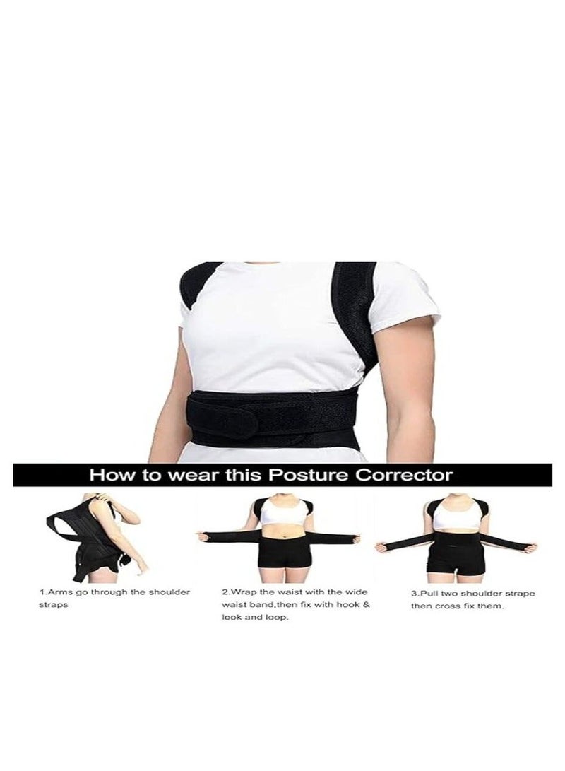 ريلاكس سمارت الرجال مرة أخرى مع دعم الأجهزة التقويمية ، corset ، قطني و دعم العمود الفقري XL - Image 4