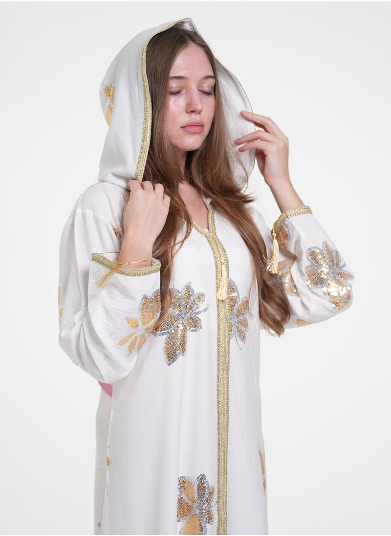 AL BENT AL SHARQIEH women jalabiya , arabian traditional dress  - Image 1