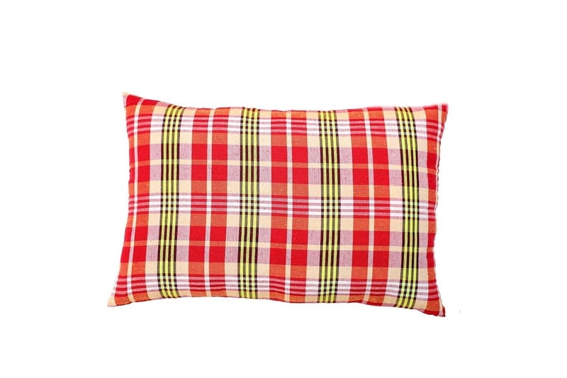 TIQH 100% Natural Cotton Fabric Hosiery Medium Hard Cotton Bed Pillow for Real Perfect Neck Support Pillow (16" x 26") Set of 02 (2) - Image 2