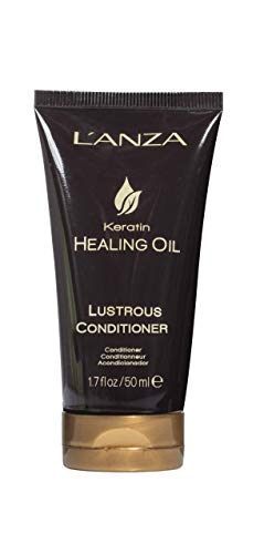 LANZA L'ANZA Keratin Healing Oil Conditioner for Dry Damaged Hair, Moisturizing, Detangles, Reduces Breakage, Adds Shine, Anti-Frizz, Color Safe Anti-Humidity Strengthening Care, Sulfate Free (1.7 Fl Oz) - Image 5