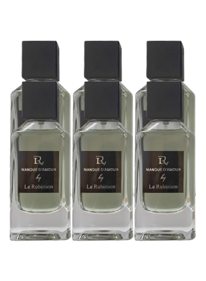 Le Robinson 6 Pieces Manque D'Amour Le Robinson Perfume For Men 100ml EDP - Image 1