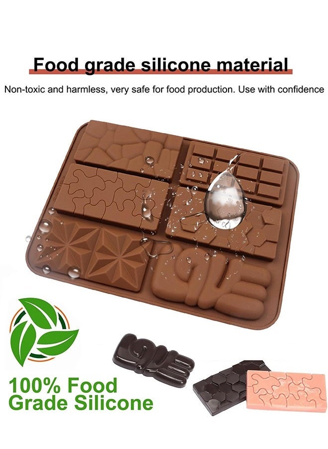 Lemon 2 Pcs Silicone Chocolate Molds, Dubai Chocolate Bar Pistachio Kit, Non-Stick, Chocolate Mold for Baking - Image 3