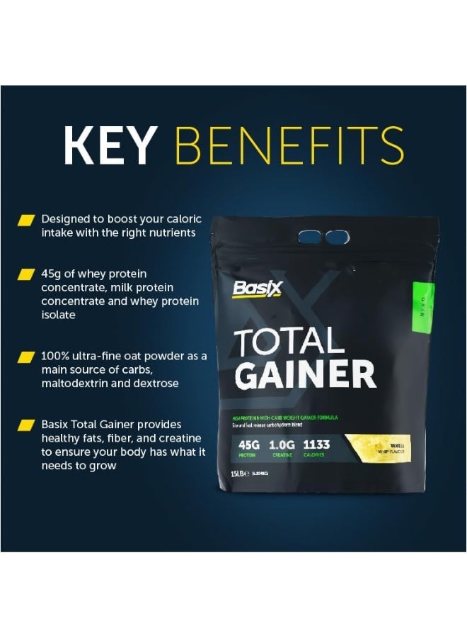 Basix Total Gainer - Vanilla Whip - 15 Lb - Image 5