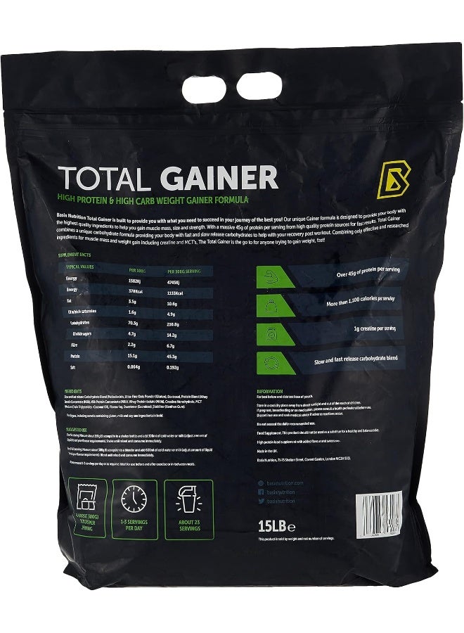 Basix Total Gainer - Vanilla Whip - 15 Lb - Image 3