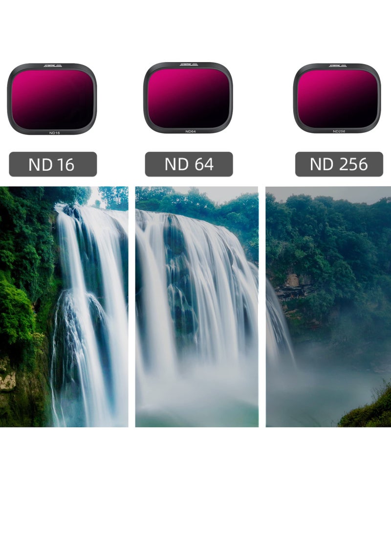ND Filters for DJI Mini 3 Pro/RC - 3 Pack Multi-Coated Set (ND16, ND64, ND256) for Enhanced Photography and Stunning Visuals.  - Image 2