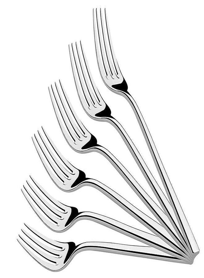 VishList 12 Pieces Stainless Steel Dinner Forks Set for Home & Kitchen, 15.5 cm Long, Fruit Fork for Dining Table, Dining Tableware Cutlery Set, Silver - Image 5
