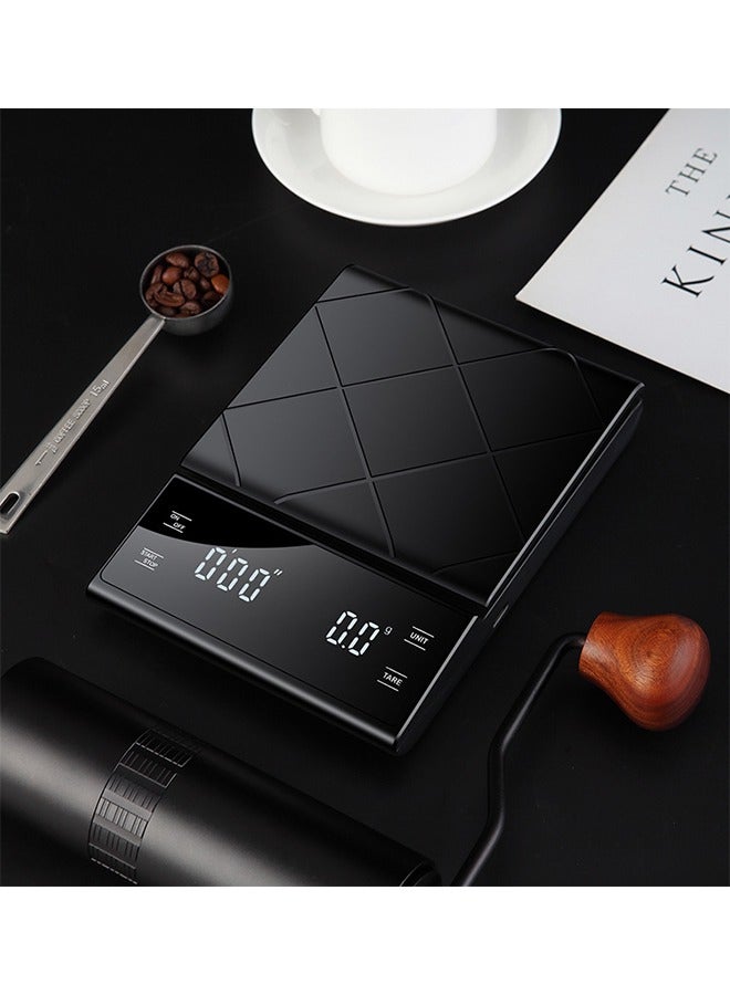 MITOYO Digital Coffee Scale - LED Electronic Kitchen Scale - Food Scale - USB Rechargeable - 5kg/0.1g  - Image 2